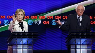 Clinton and Sanders contest the last Democratic "Super Tuesday"