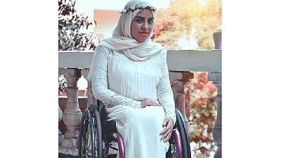 Egypte : une handicapée se bat pour attirer les maisons de mode