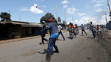 Protesters in Kenya say electoral body must go