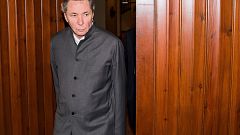 Image: Frenchman Jean-Claude Arnault arrives at the district court in Stock