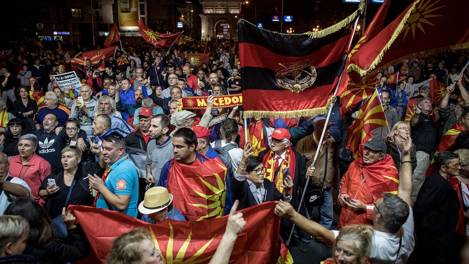 Image: Macedonians Vote in Name-Change Referendum