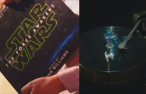 صفحه موسیقی متن «جنگ ستارگان» منقش به هولوگرام لیزری