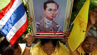 Celebrations in Bangkok for 70 years of Thai King Bhumibol's reign