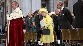 Una misa abre los festejos oficiales por los 90 años de Isabel II