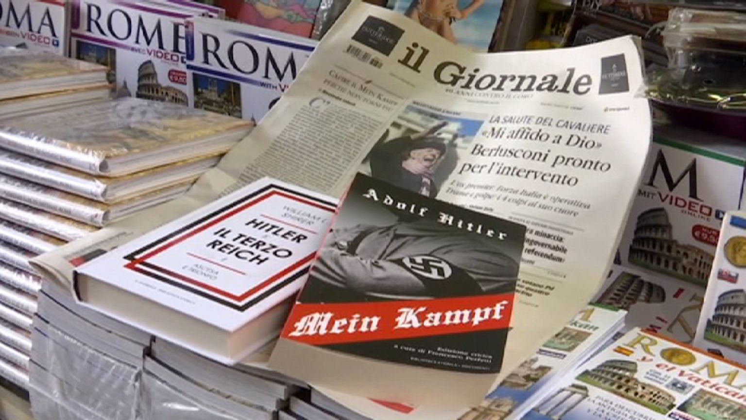 Mein Kampf causes controversy in Italy as copies given away with daily newspaper