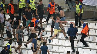UEFA says England and Russia face disqualification if violence continues