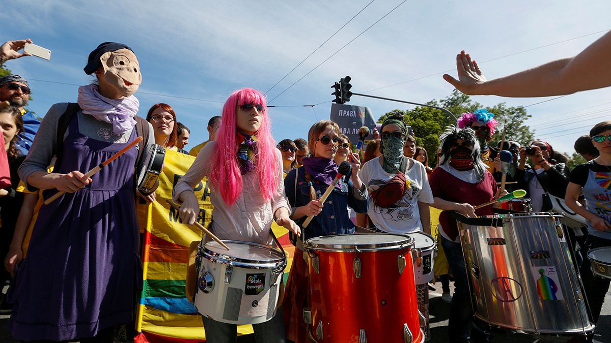 Gay pride celebrated in style in Ukraine capital