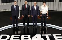 Spain's party leaders fight for votes in TV debate