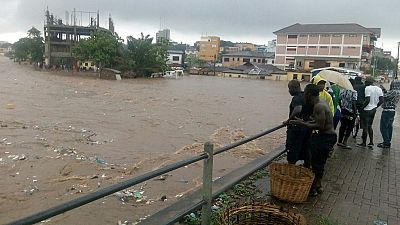 At least 10 dead including 8 children after torrential rains in Ghana