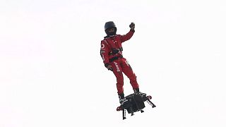 Mit dem Flyboard in Guinness-Buch der Rekorde