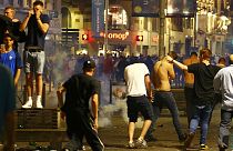 Arrests in Lille after police clash with football fans