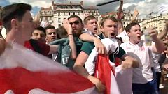 Lyon: Englische Fans feiern friedlich nach Sieg gegen Wales