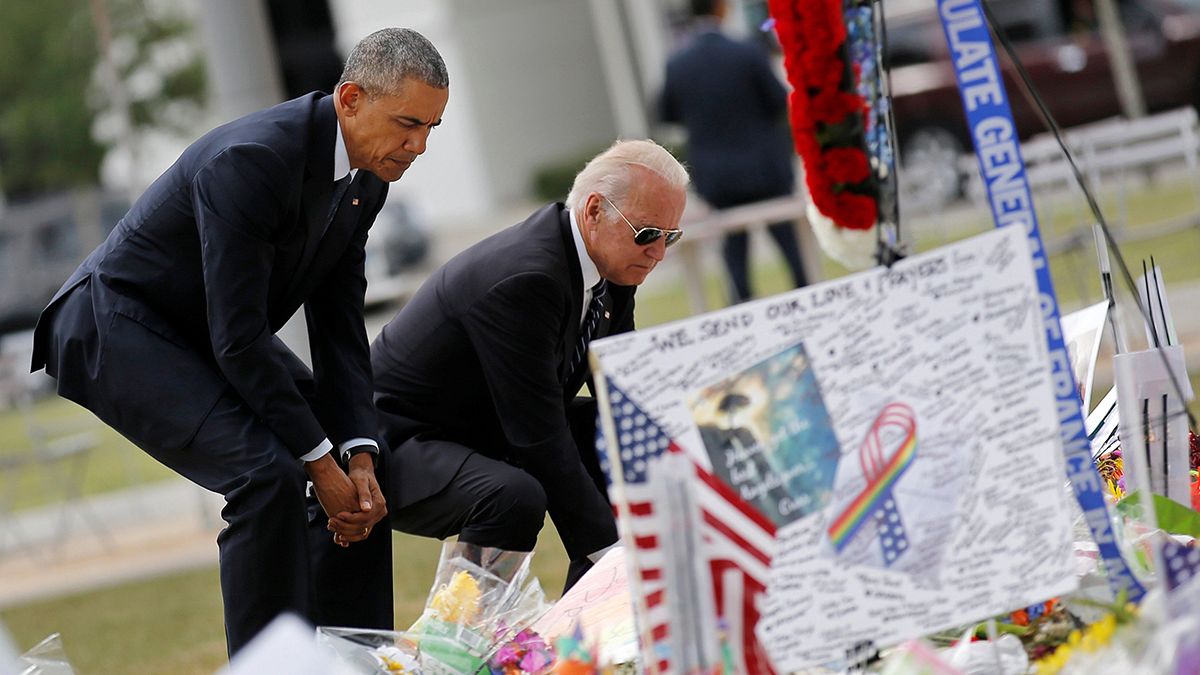 A Orlando, Barack Obama appelle à "changer" le débat sur les armes