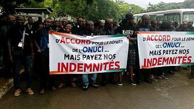 Local staff of UN mission in Ivory Coast protest for severance pay