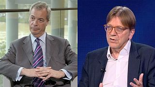 Brexit, duello: Nigel Farage vs Guy Verhofstadt