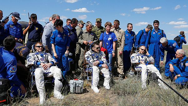 Tre astronauti dopo sei mesi trascorsi sull'Iss sono tornati sulla Terra Tre astronauti dopo sei mesi trascorsi sull'Iss sono tornati sulla Terra