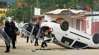 At least six die and scores are injured in Mexico teacher protests