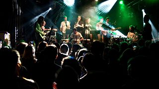 Le groupe de reggae suisse "Jaba and friends" au Gnaoua Music festival au Maroc
