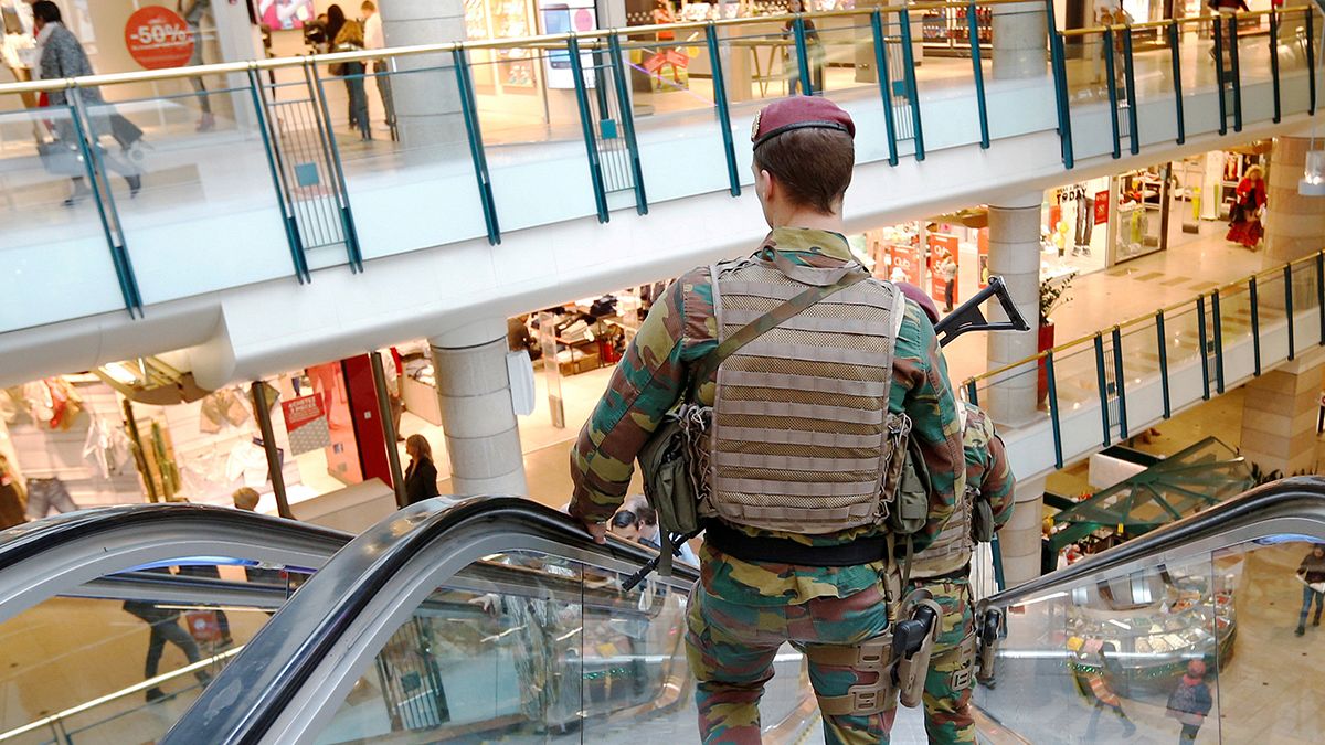 Major terror alert in Brussels after suspect arrested near main shopping centre