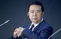 Interpol President Meng Hongwei at an International Cybersecurity Congress