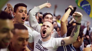 Image: Supporters of Jair Bolsonaro, far-right lawmaker and presidential ca