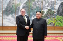 Image: United States Secretary of State Mike Pompeo visits North Korea