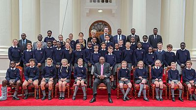 [Photos] When Kenyan President handed his seat to a student