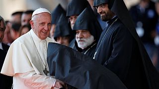 Le Pape François dénonce le "génocide" des arméniens, lors de sa visite à Erevan