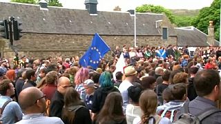 Pro-European Scots protest result of Brexit referendum