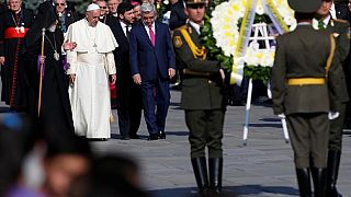 Papstbesuch: Franziskus besucht Genozid-Mahnmal in Armenien