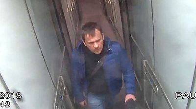 Alexander Petrov, who is wanted by British police in connection with the poisoning of former Russian spy Sergei Skripal and his daughter Yulia in March.
