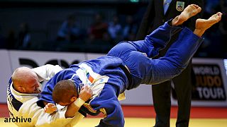 Judo .- Finale der Schwergewichte in Budapest