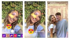 Image: Instagram's kindness camera effect
