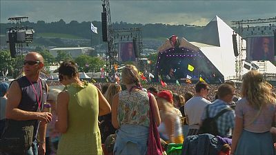 Music lovers mourn Brexit at Glastonbury