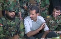 Syria: Assad pays rare frontline visit