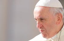 Image: Pope Francis at the Vatican on Wednesday.