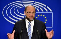 "Nunca vivi uma atmosfera semelhante": Martin Schulz