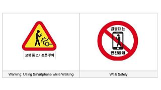South Korea's capital installs warning signs for smartphone addicts