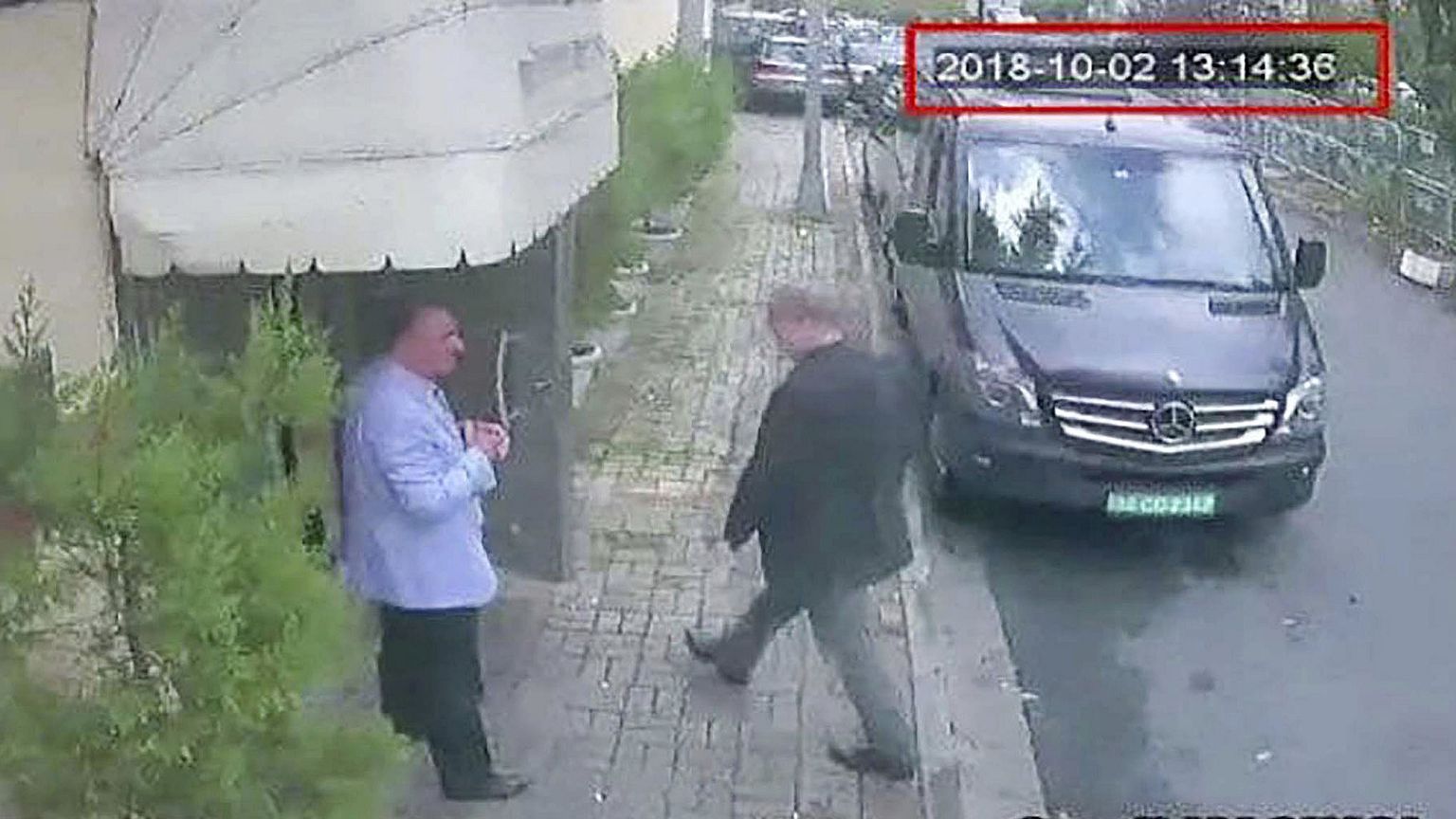 Image: This image taken from CCTV video obtained by the Turkish newspaper H