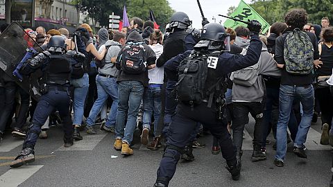 Clashes in Paris