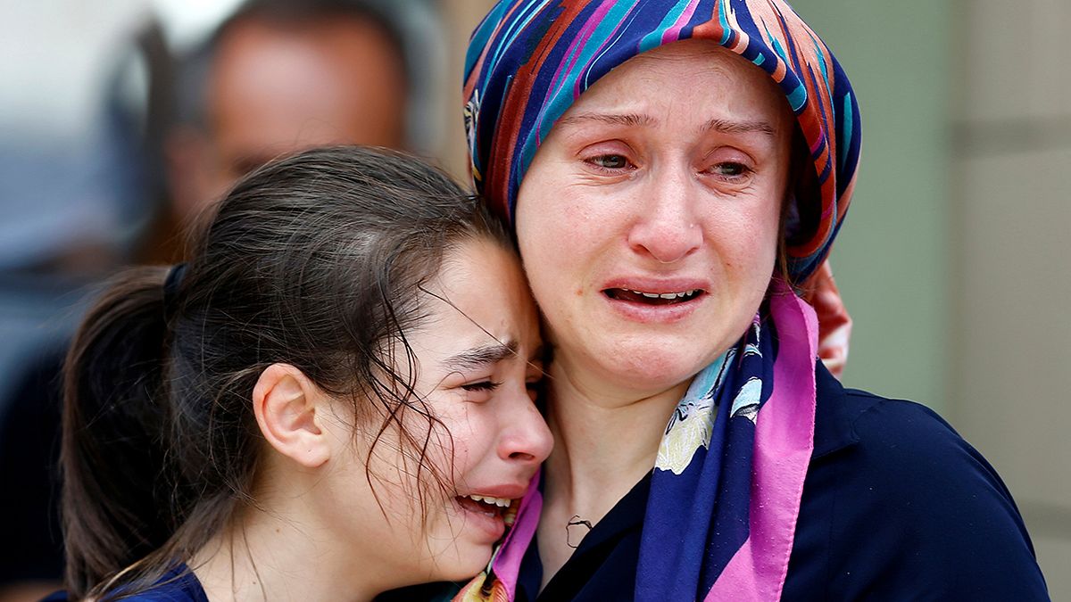 Turkey mourns as the first funeral takes place of a victim from the Istanbul airport attack