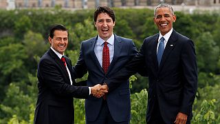 Trudeau, Obama, Peña Nieto: "Three Amigos" uniti vs Brexit e Trump