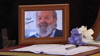 Último adiós al actor Bud Spencer fallecido el lunes