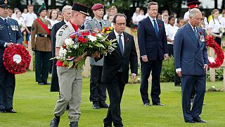 Franceses y británicos celebran los 100 años del inicio de la batalla del Somme, la más sangrienta de la I GM