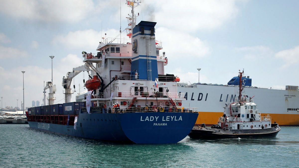 کشتی کمکهای ترکیه برای غزه به اسرائیل رسید
