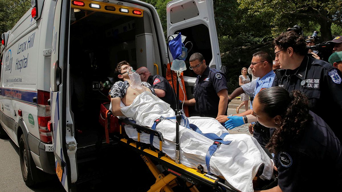 New York: tourist severely injures foot in Central Park explosion