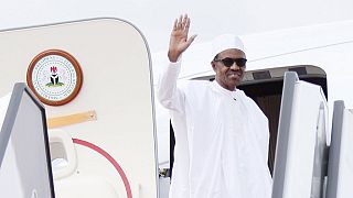 [Photos] Buhari meets his 1953 Middle School classmates