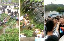 تجمع در جنوب چین در اعتراض به احداث کوره های زباله سوزی