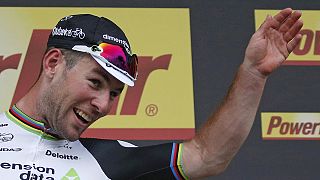 Tour de France: Cavendish wins stage three in photo finish