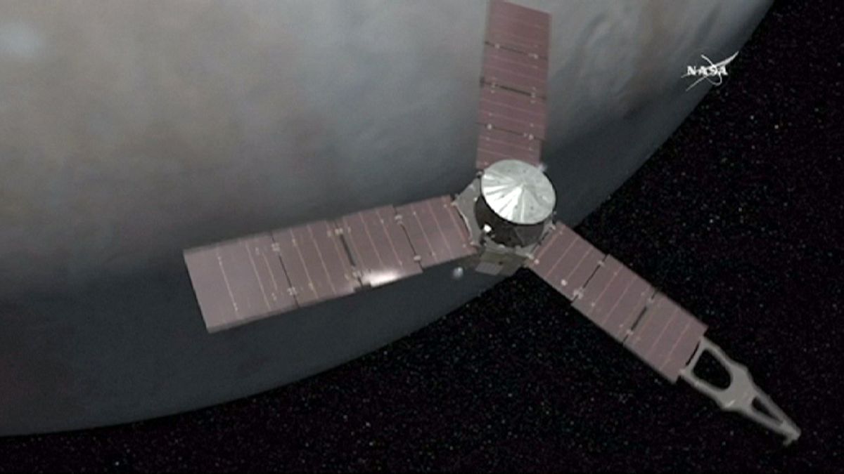 NASA's Juno probe slips into Jupiter's orbit